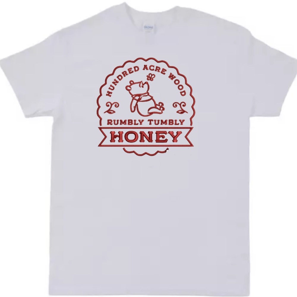 Winnie the pooh embroidered tee